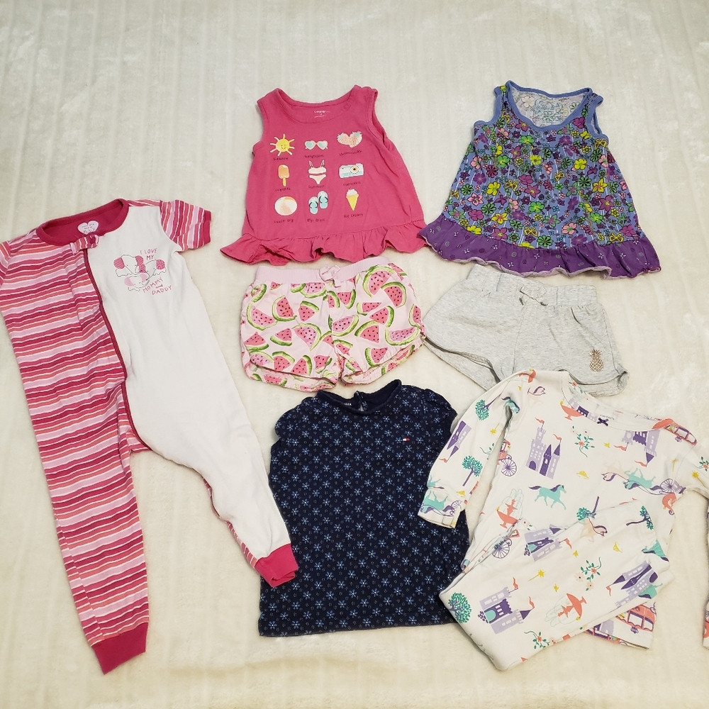 8 Piece Girls Summer Lot Sz 2T has Tommy Hilfiger, Children's
